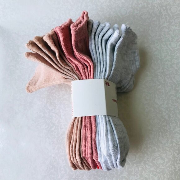 Lucky Brand Women’s Everyday Comfort Quater Socks 10 Pairs Shoe Size 4-10 - Picture 2 of 5